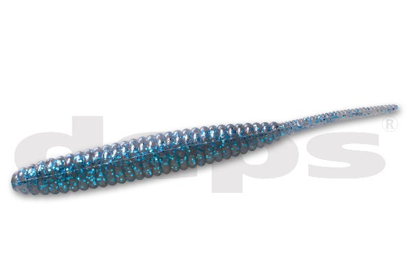 Deps Worm Death Adder 5inch #05 Smoke/Blue Flake
