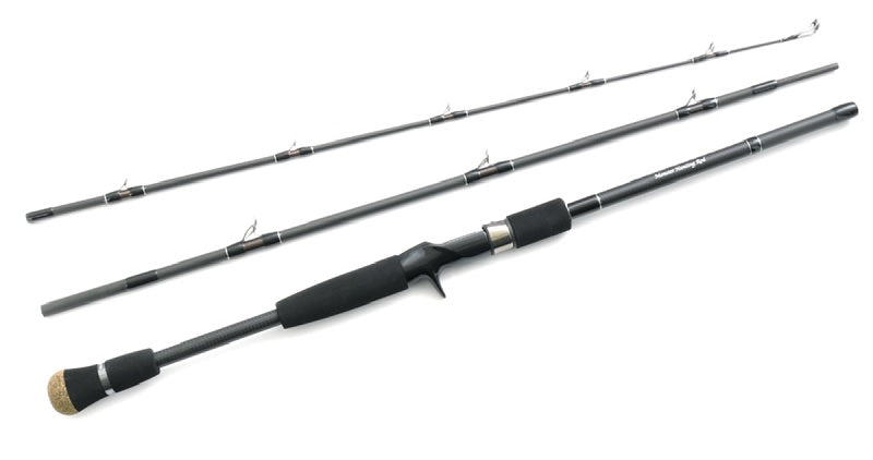 Deps Bass Rod Huge Custom H2N-64R (Baitcasting 3 Piece)