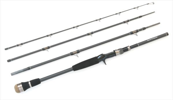 Deps Bass Rod Huge Custom H2N-77R (Baitcasting 4 Piece)
