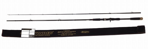 Deps Bass Rod Side Winder HGC-962HR (Baitcasting 2 Piece)