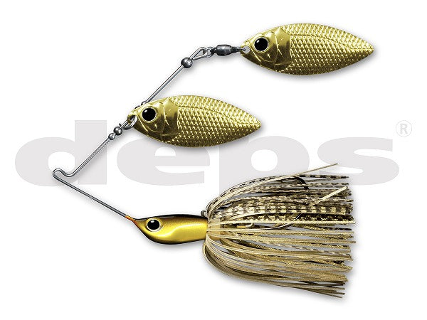 Deps Spinnerbait B Custom 3/4oz Double Willow #06 Black Gold