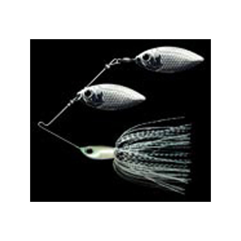 Deps Spinnerbait B Custom 1oz Double Willow #16 Green Crystal