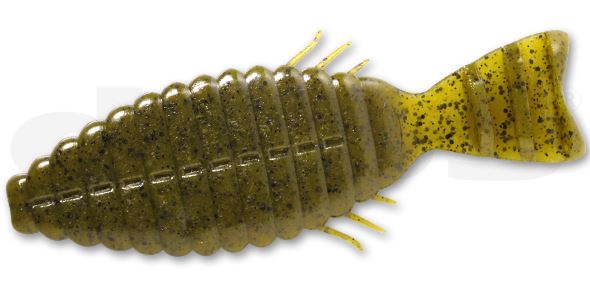 Deps Worm Bull Flat 3inch #12 Green Pumpkin