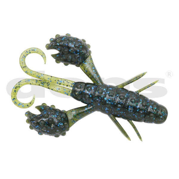 Deps Worm Beckon Craw 3.5inch #11 Watermelon/Blue Flake