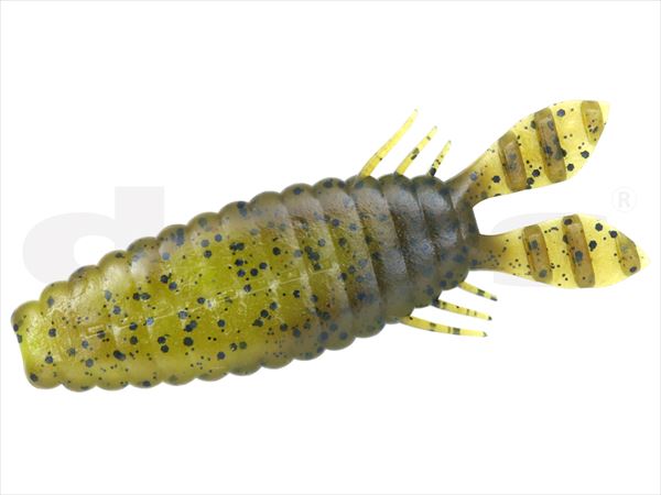 Deps Worm Bull Slide 3.4inch #52 Green Pumpkin Chartreuse