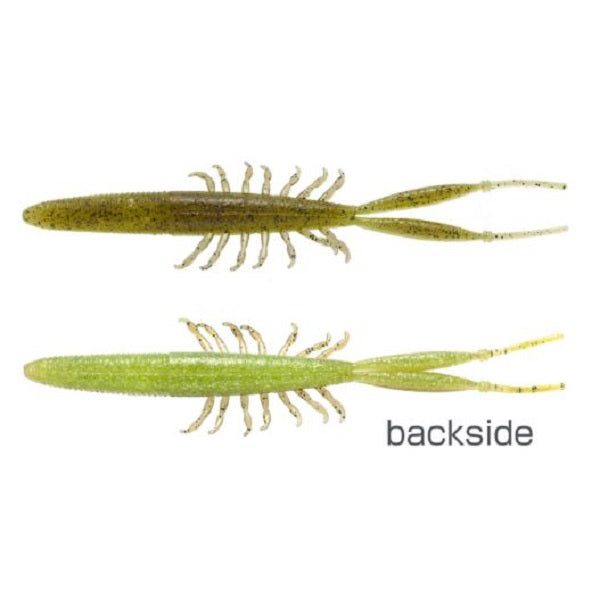 Tiemco Worm Loco ism Vibra Shrimp 5inch #245 Green Pumpkin Sharto FL