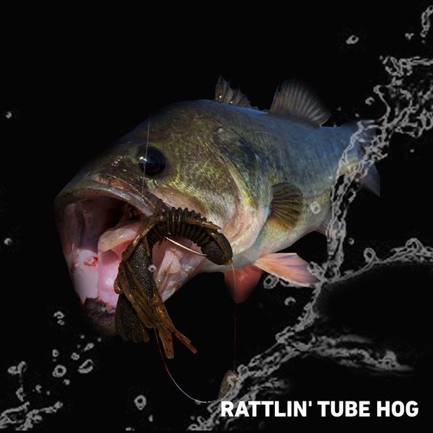 Daiwa Worm Rattlin Tube Hog 3.1 Pink Shrimp