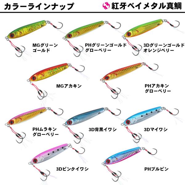 Daiwa Kohga Bay Metal Madai 40g PH Green G Glow Berry