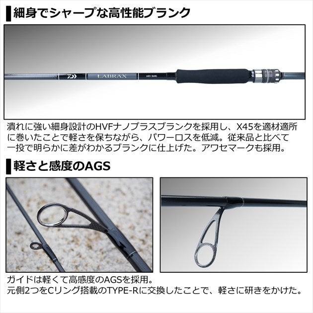 Daiwa 21 Seabass Rod Labrax AGS110MH-3/ N (Spinning 3 Piece)