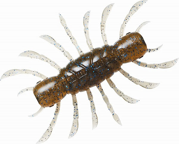 Daiwa Worm Shrimpede 43 Cinnamon Blue Flake