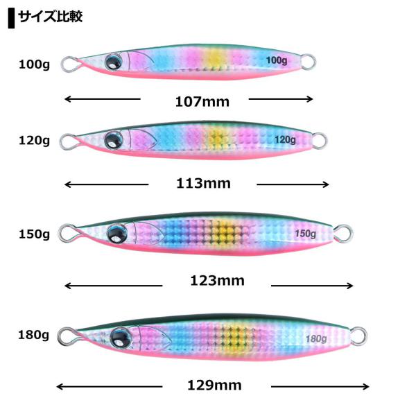 Daiwa Kyohga Jig RF (Rear Fall) 120g CH Double Pink Shadow