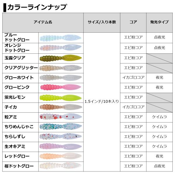 Daiwa Gekkabijin Bibi Beam 1.5inch Orange Dot Glow