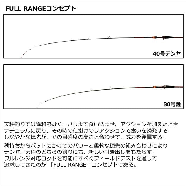 Daiwa Boat Rod Kyokuei Tachiuo Game RT FR (Baitcasting 2 Piece)