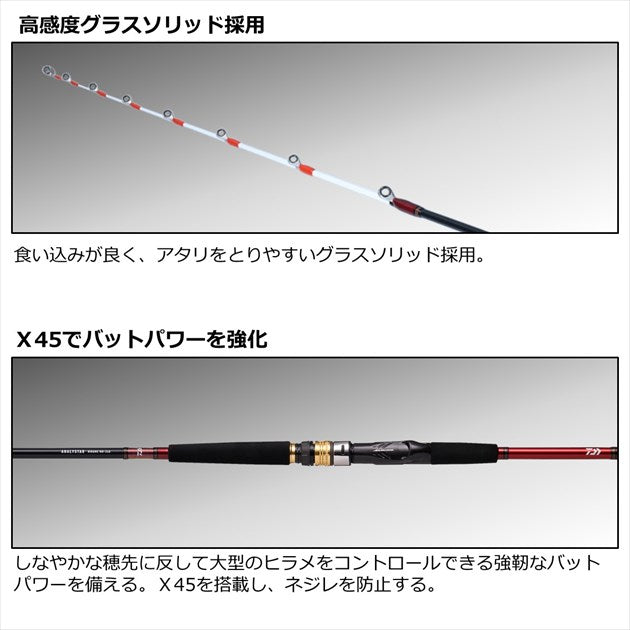 Daiwa Boat Rod Analyster Hirame MH-240 (Baitcasting 2 Piece)