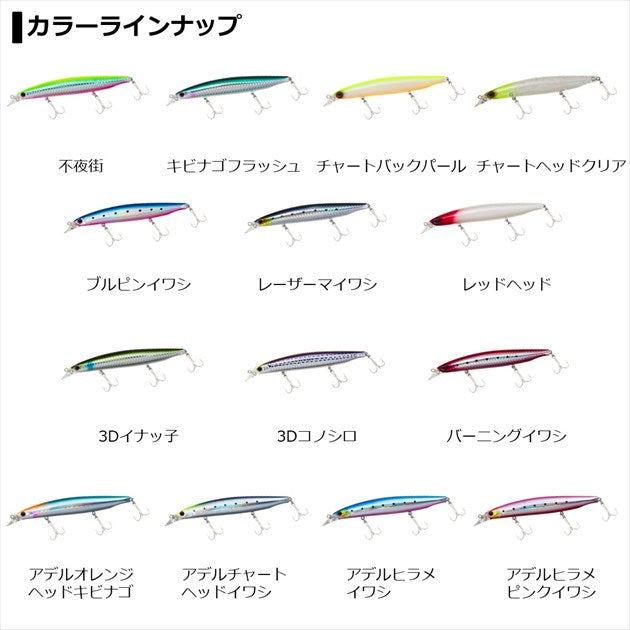Daiwa Shoreline Shiner-Z Vertis R 125S Adele Flounder Pink Iwashi