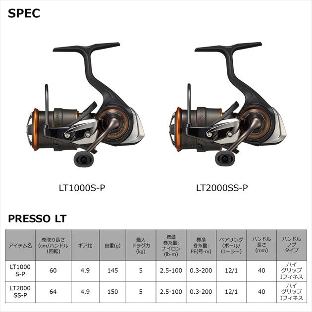 Daiwa 21 Presso LT1000S-P