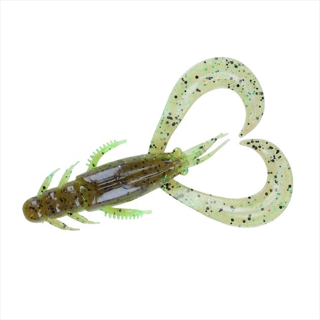 Daiwa Worm Silver Wolf Urban Crawler 2.5inch Green Pumpkin Chart