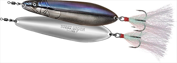 Daiwa Bass Lure STZ-Spoon 1/2 Purple Wakasagi