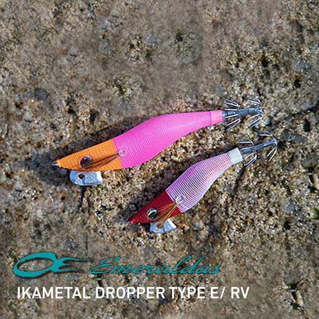 Daiwa Egi Emeraldas Ika Metal Dropper Egi typeRV #2.5 Luminous - Peach skin all red