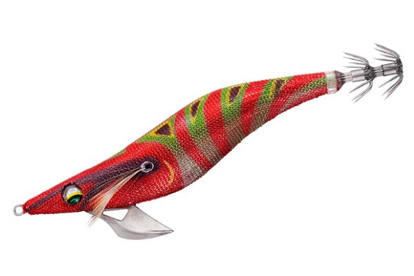 Daiwa Egi Emeraldas Peak Type S #4.0 Red - Hot Shrimp