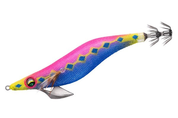 Daiwa Egi Emeraldas Peak Type S #4.0 Luminous - Blue Pink Warp Jack