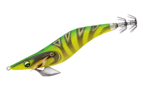 Daiwa Egi Emeraldas Peak Type S #4.0 Luminous - Tiger Shrimp
