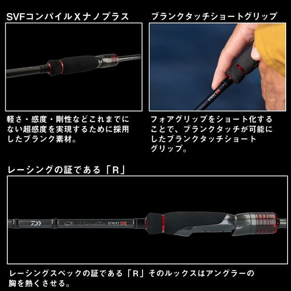Daiwa Eging Rod Emeraldas Stoist RT 80LML (Spinning 2 piece)