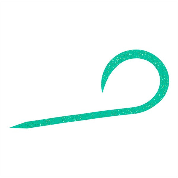 Daiwa Tairaba Kohga silicon tie Single Curry R Green Glitter