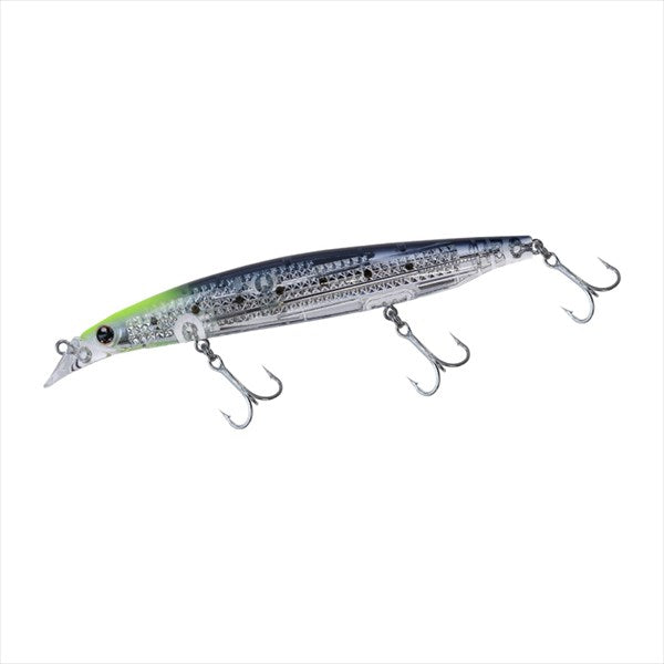 shoreline fishing gear Daiwa Seabass Lure Shoreline Shiner Z Bartis R Laser Impact 125F LI Chart Head Sardine
