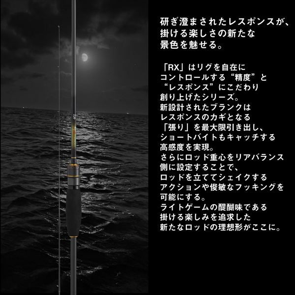 Daiwa UL Fishing Rod Gekkabijin RX Ajing 710ML-T (Spinning 2 piece)