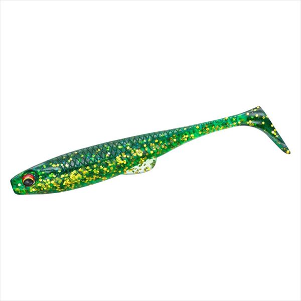Daiwa Worm FJ Duckfin Shad 3.5inch Green Gold
