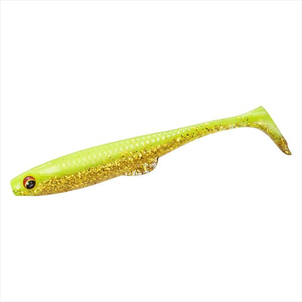 Daiwa Worm FJ Duckfin Shad 4.2inch Flounder Chart Gold