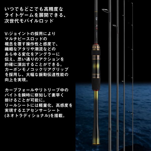 Daiwa BFS Rod Gekkabijin MX MB 65L-S-5/J (Spinning 5 piece)
