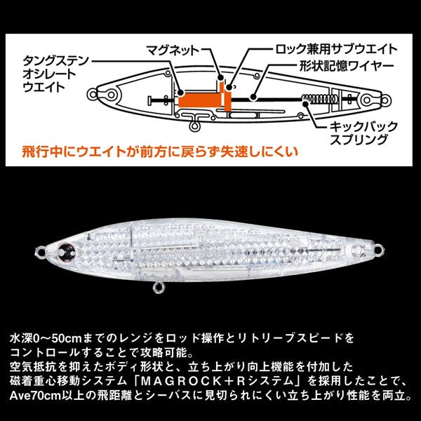 Daiwa Seabass Lure Morethan Switch Hitter Laser Impact 105F-LI LI Orange Pink Sand