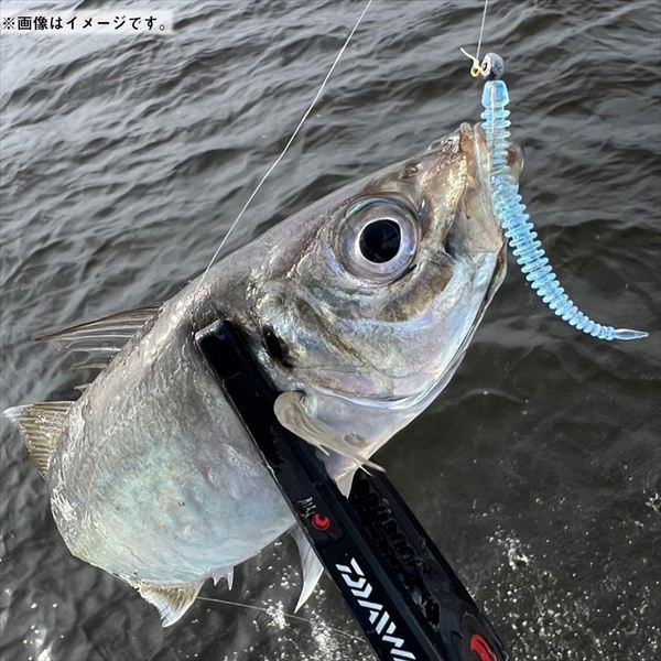 Daiwa Worm Gekkabijin Ajing Beam Batikon Custom Mid 2.5inch Chart Dot Glow