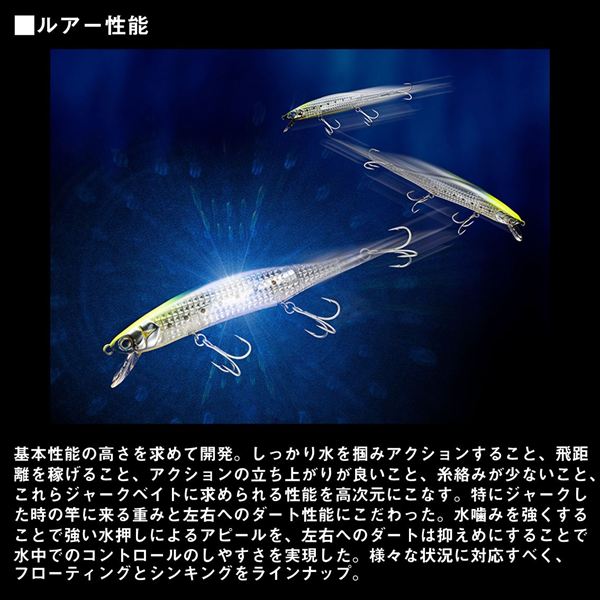 Daiwa Seabass Lure D-Jerk Bait SW 112F SR-LI LI Redhead