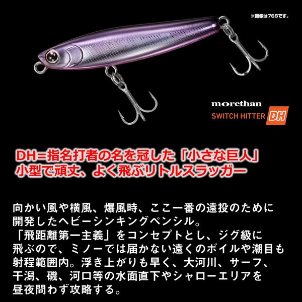 Daiwa Seabass Lure Morethan Switch Hitter DH 59S Onuma Special