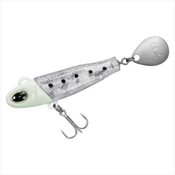 Daiwa Worm MG Little Spin 5g Luminous Plating Whitebait