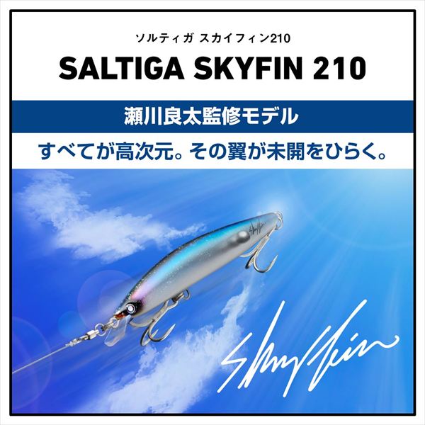 Daiwa Rockshore Plug Saltiga Skyfin 210 Dark matter
