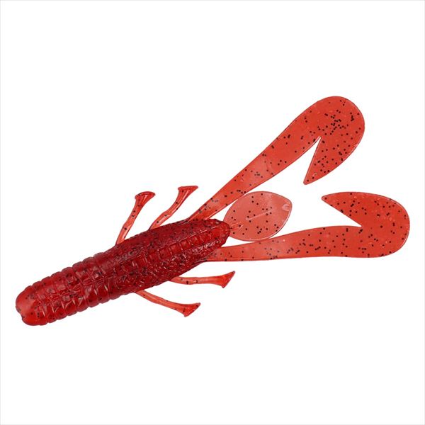 Daiwa Worm HRF GR Craw 3.5inch Clear Red