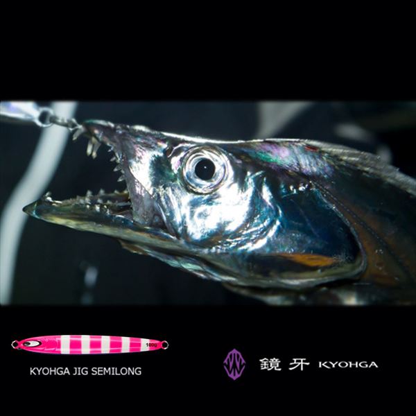 Daiwa Kyohga Jig Semi long 100g MG Silver Pink