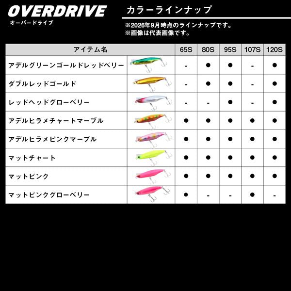 Daiwa Seabass Lure Over Drive 107S Adel Flounder Pink Marble