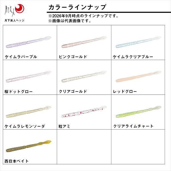 Daiwa Worm Gekkabijin Hedge 2.5inch Assort