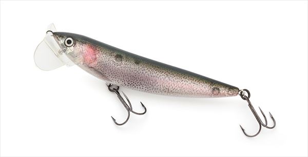 Imakatsu Bass Lure LOT BT100 3D Realism #900 3DR Rainbow Trout (Dazzler FP)