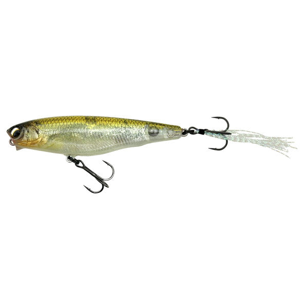 Imakatsu Bass Lure Dilemma Popper 3D Realism #904 3DR Real Smelt (Silver FP)