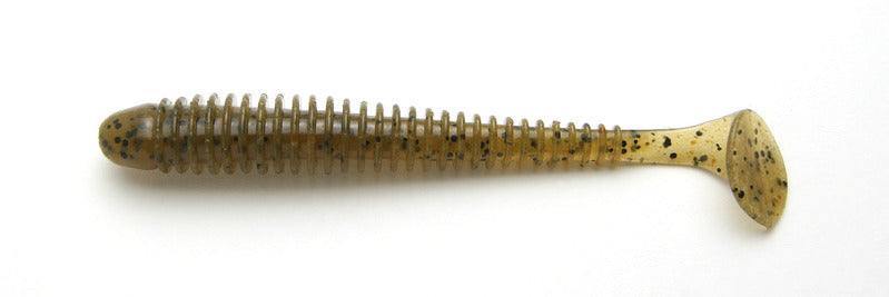 Keitech Worm Swing Impact 2.5inch #101 Green Pumpkin Pepper