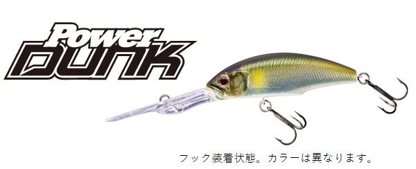 O.S.P Bass Lure Power Dunk F Ghost Rime Chart G35