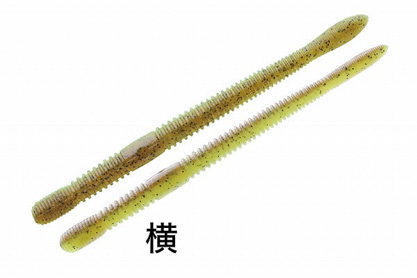 O.S.P Worm DoLive Crawler 5.5inch TW107 Green Pumpkin/Chart