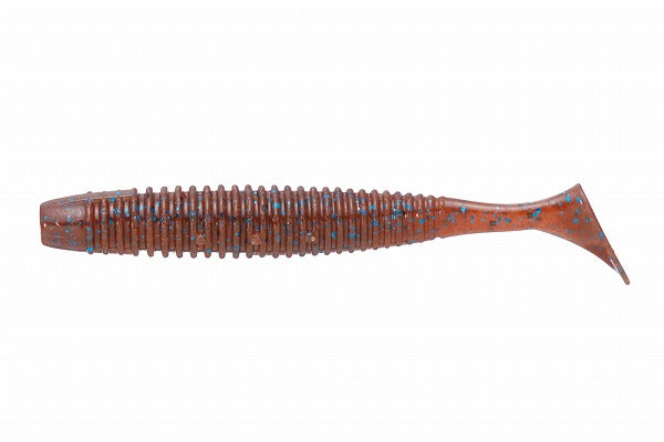 O.S.P Worm HP Shadtail 3.1inch W034 Scuppernon/Blue Flake