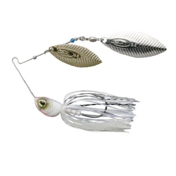 O.S.P Spinnerbait High Pitcher 1oz Double Colorado Vivid Pearl White